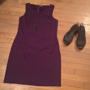 Purple stretchy dress